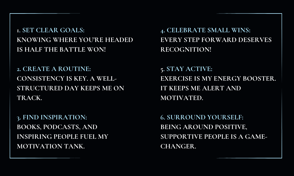 Motivation tips