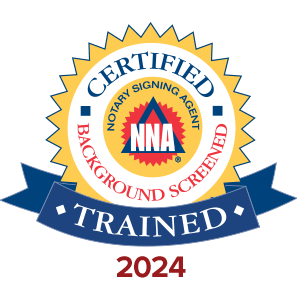 Trained and Certified by the National Notary Association