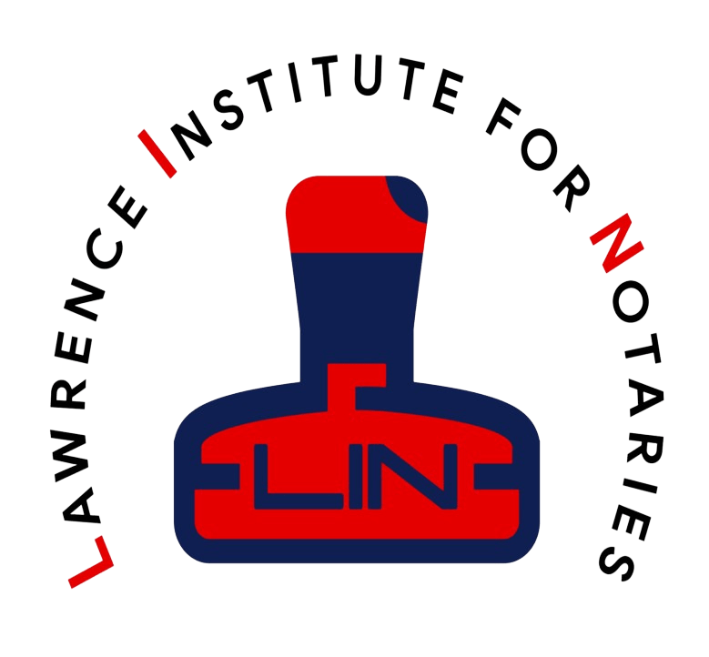 Lawrence Institute for Notaries Badge