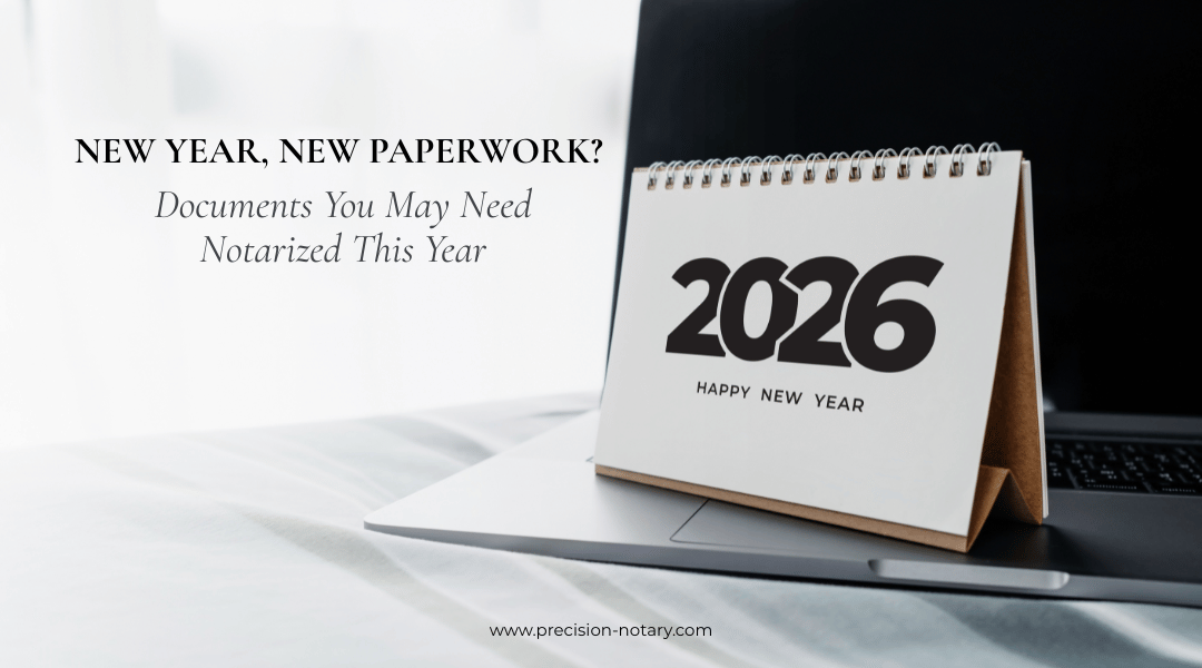 New Year, New Paperwork? Documents You May Need Notarized This Year