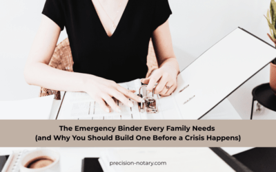The Emergency Binder Every Family Needs (and Why You Should Build One Before a Crisis Happens)