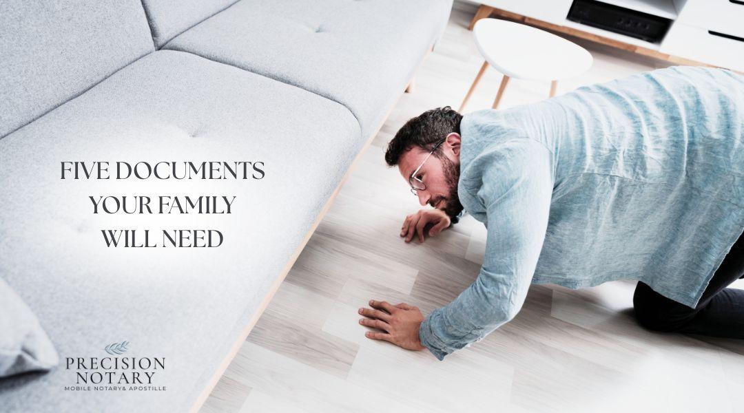 Five Documents Your Family Will Need